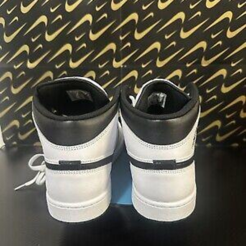 Air Jordan 1 Mid White Black - Picture 3 of 3